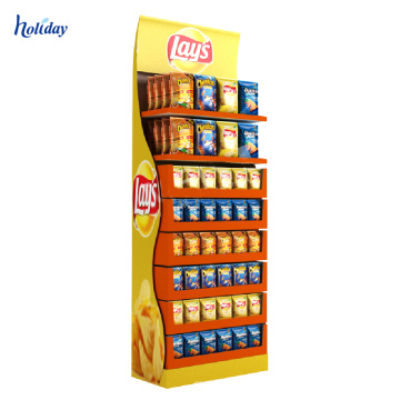 Supermarket potato chip stable boutique display shelf